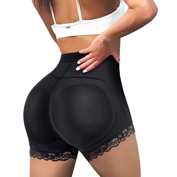 Shapewear Butt Lifter Padded Lace Panties - Picture 1 of 6